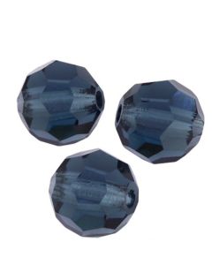 Margele PRECIOSA MC Round Bead 4 mm Montana Blue