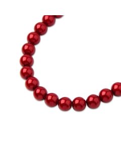 PERLE PRECIOSA Nacre Pearl ROUND MAXIMA Red 6 mm