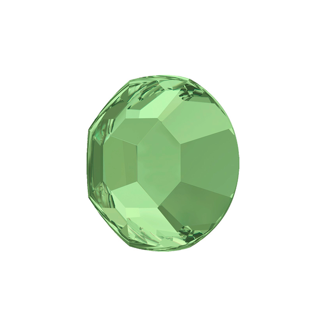 Cristale Swarovski cu spate plat No Hotfix 2000 Verde Peridot SS 5 - de lipit 