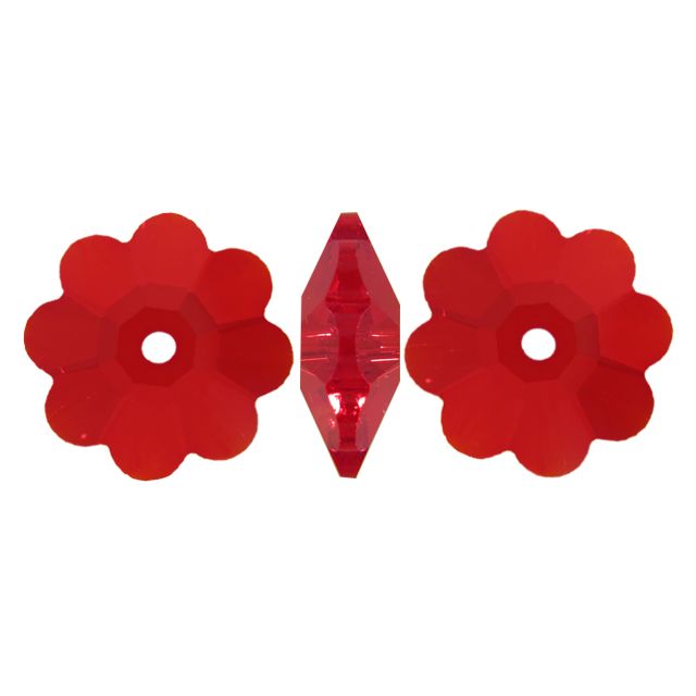 Cristale Swarovski De Cusut 3700 Light Siam (227) 8 mm