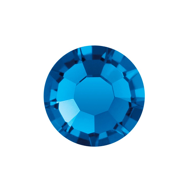 Cristale Preciosa NO HOTFIX - MC Chaton Rose MAXIMA SS 5 Capri Blue