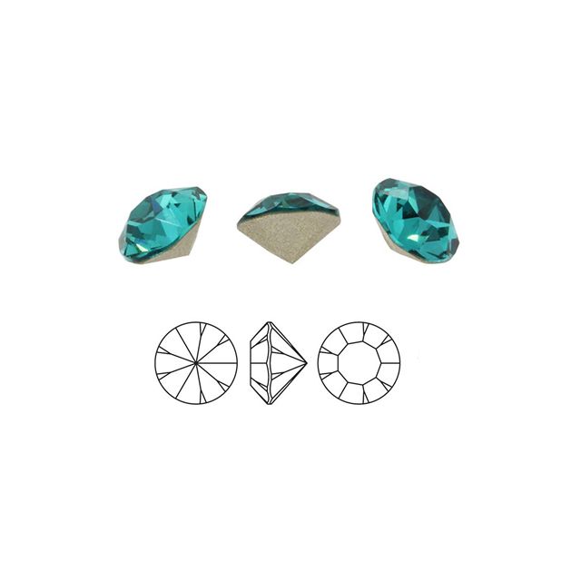 Cristale Preciosa MC Chaton  MAXIMA SS29 BLUE ZIRCON