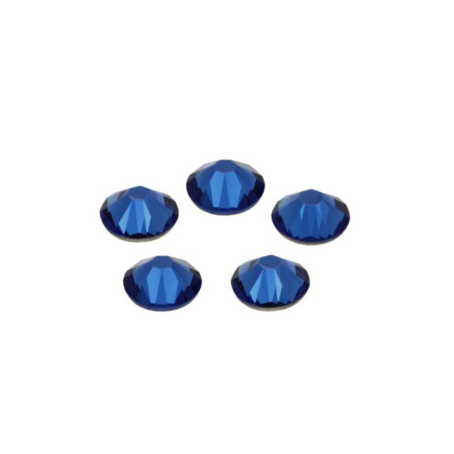 Cristale Swarovski cu spate plat No Hotfix 2058 Capri Blue (243) SS 7 - de lipit