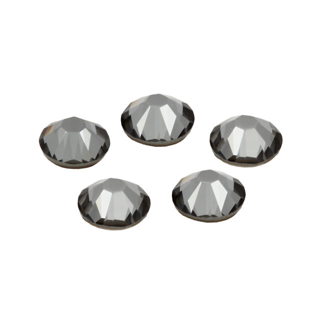 Cristale Swarovski cu spate plat No Hotfix 2058 Crystal Silver Night F (001 SINI) SS 12
