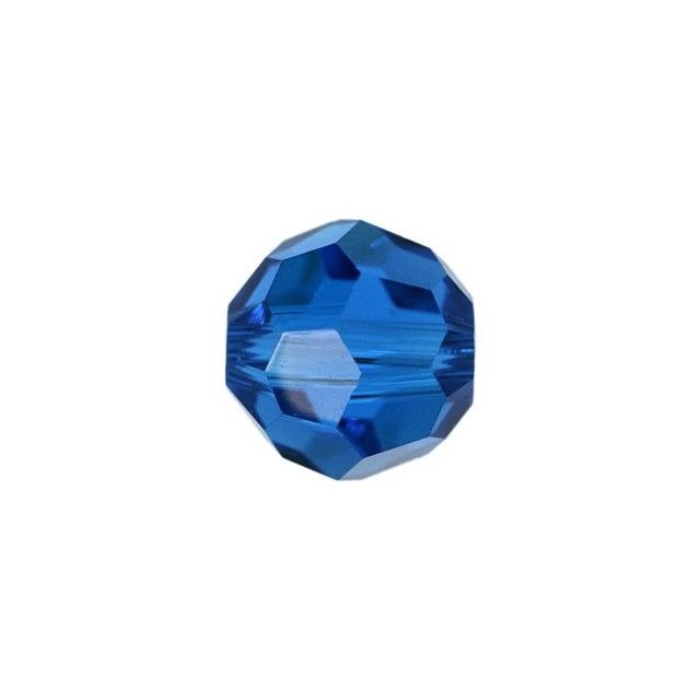Margele PRECIOSA MC Round Bead 6 mm Capri Blue