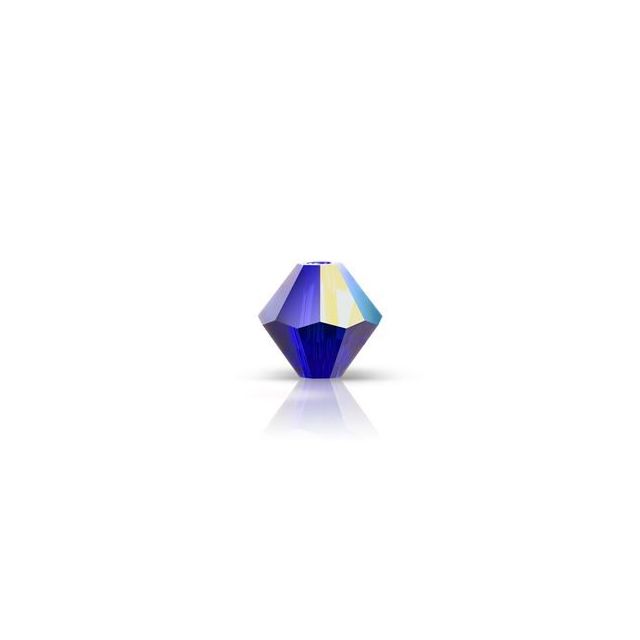 Margele Biconice PRECIOSA MC BEAD RONDELLE Cobalt Blue AB 5 mm