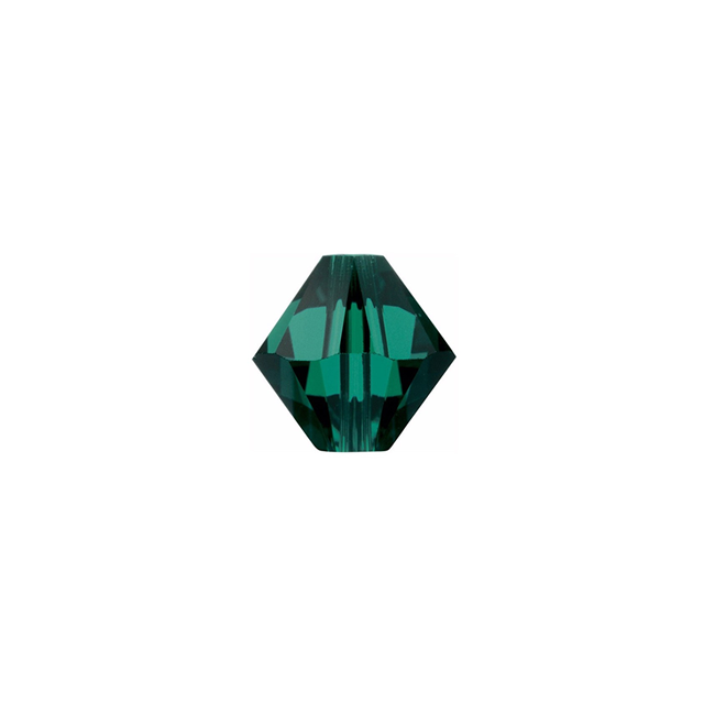 Margele Swarovski 5328 Emerald (205) 6 mm