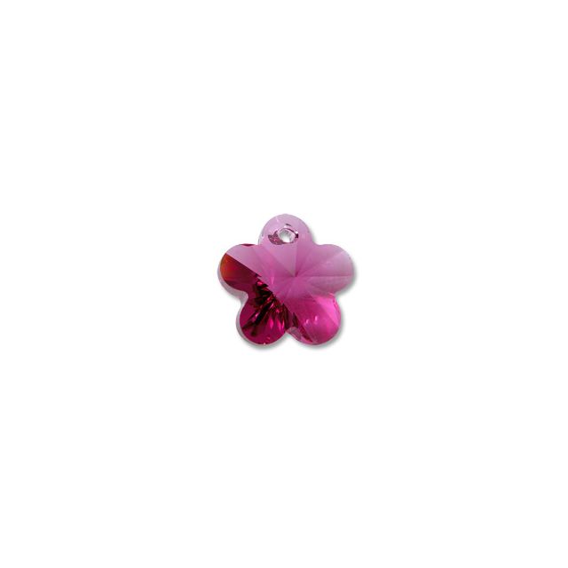 Pandantiv Swarovski 6744 FLOWER PENDANT Fuchsia (502) 14 mm 