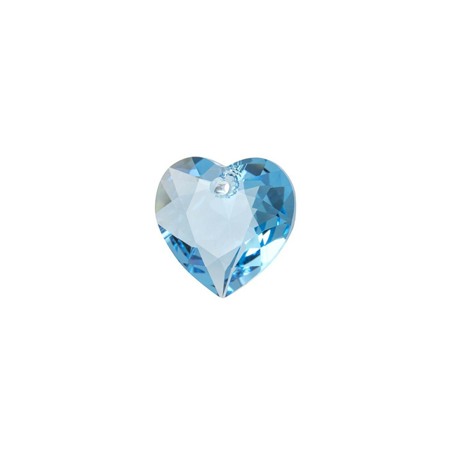 Pandantiv Swarovski 6432 HEART CUT PENDANT Aquamarine 10.5 mm