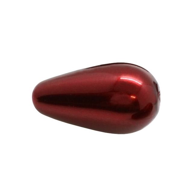 PERLE PRECIOSA Pearshape Pearl 1H 15x8 mm BORDEAUX