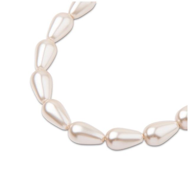PERLE PRECIOSA Pearshape Pearl 1H 15x8 mm White