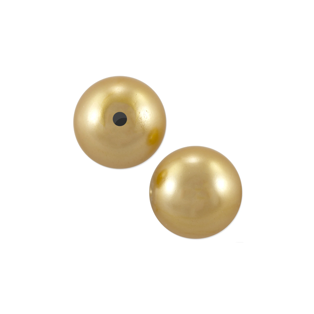 PERLE PRECIOSA Nacre Pearl ROUND MAXIMA GOLD 8 mm