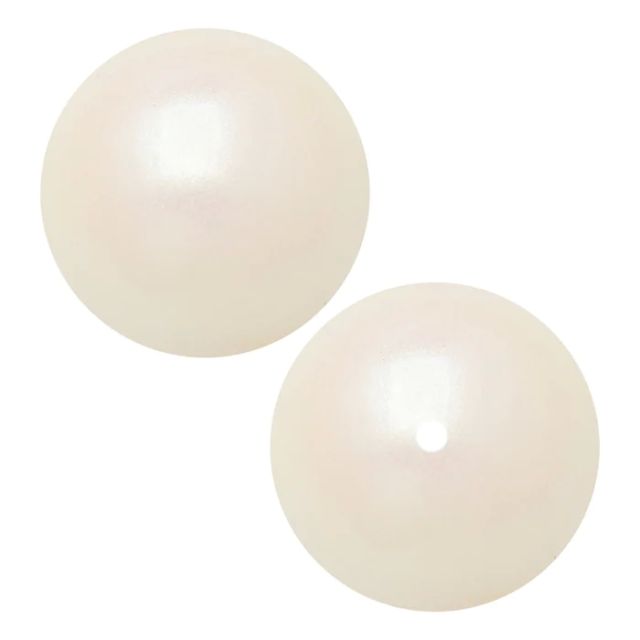 PERLE PRECIOSA Nacre Pearl ROUND MAXIMA Pearlescent White 6 mm