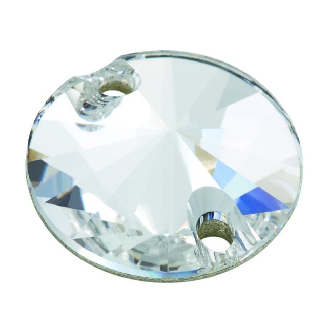 Cristale PRECIOSA de Cusut - M.C. Rivoli 2H 12MM Crystal Silver Foiled