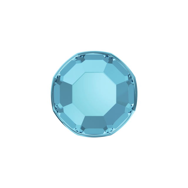 Cristale Swarovski cu spate plat No Hotfix 2000 Aquamarine SS 5 - de lipit 