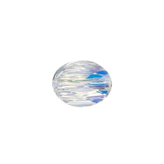 Margele Swarovski 5051 Crystal AB (001 AB) 8 x 6 mm - Mini Oval Bead