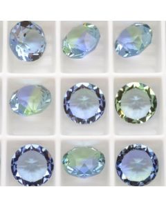 Cristale Swarovski Round Stones Xirius Chaton 1088 Provence Lavander Blend (726) SS39